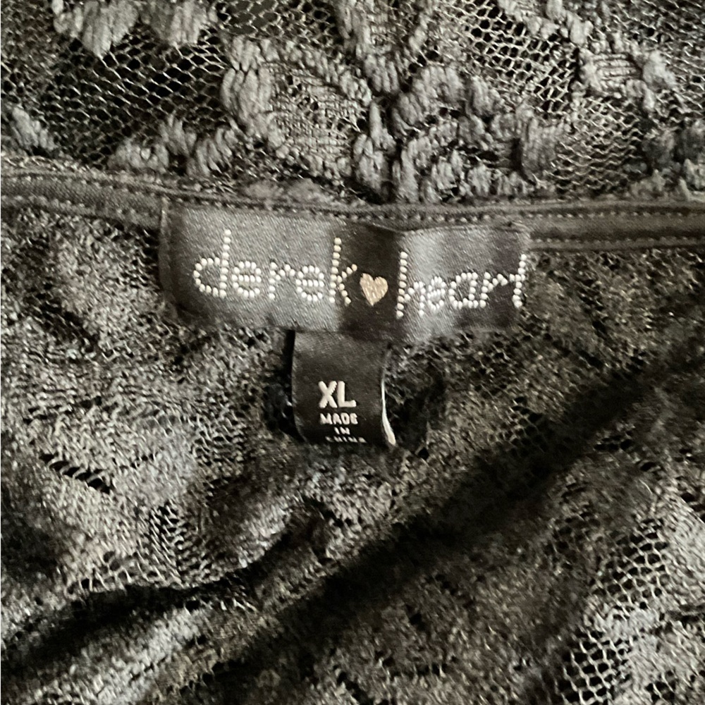 Derek Heart sheer lace top. Size XL. Long sleeve. - Picture 5 of 5